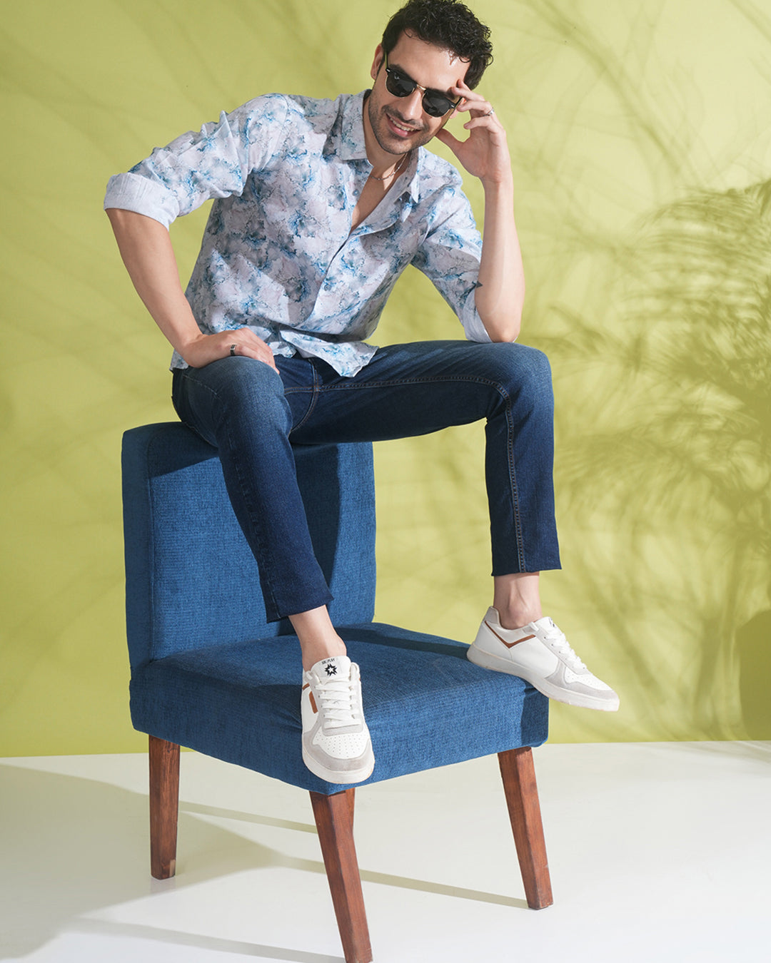 Crocodile Men's Men Blue Jean Slim Fit Stretchable Jeans