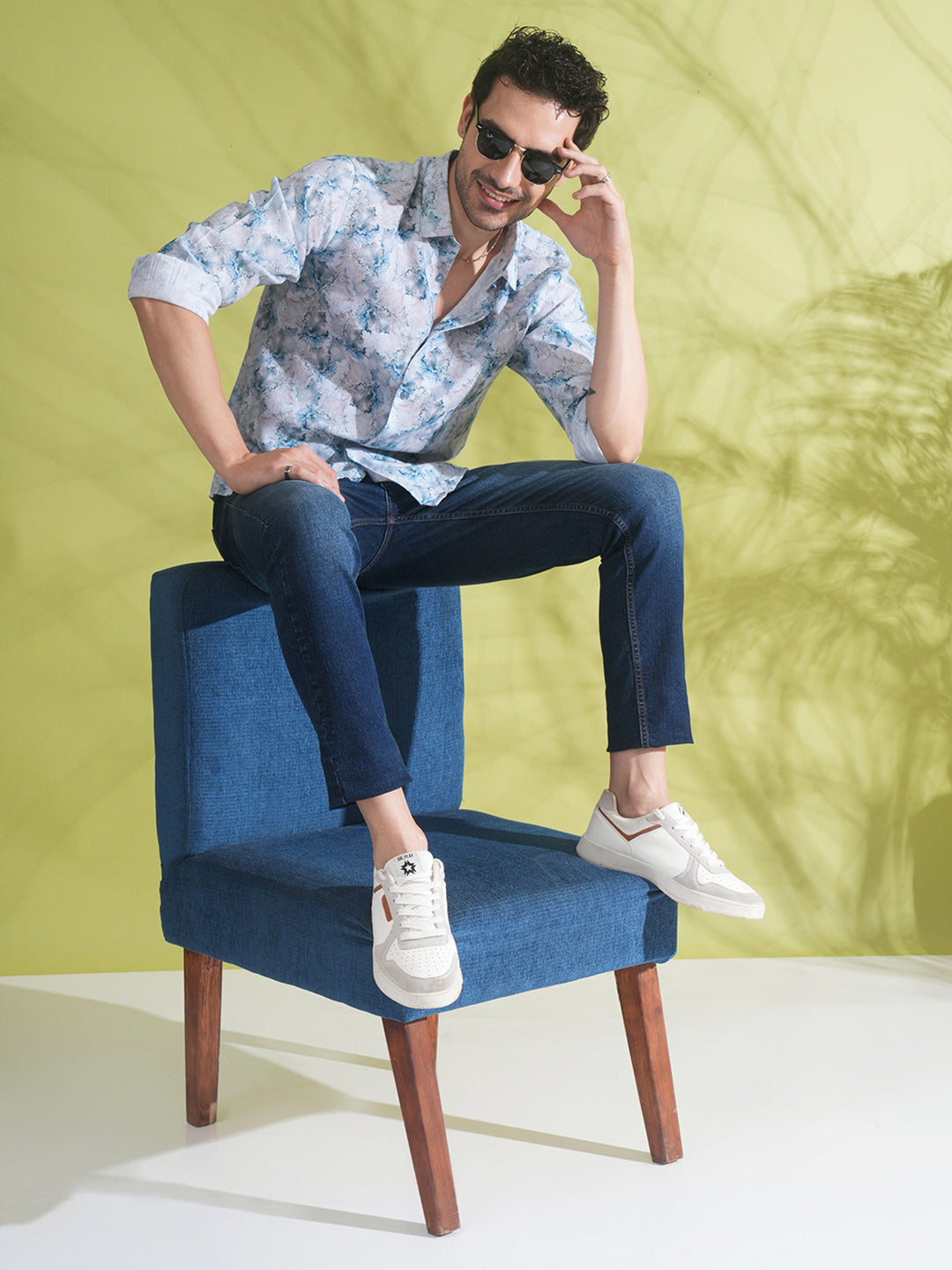 Crocodile Men's Men Blue Jean Slim Fit Stretchable Jeans