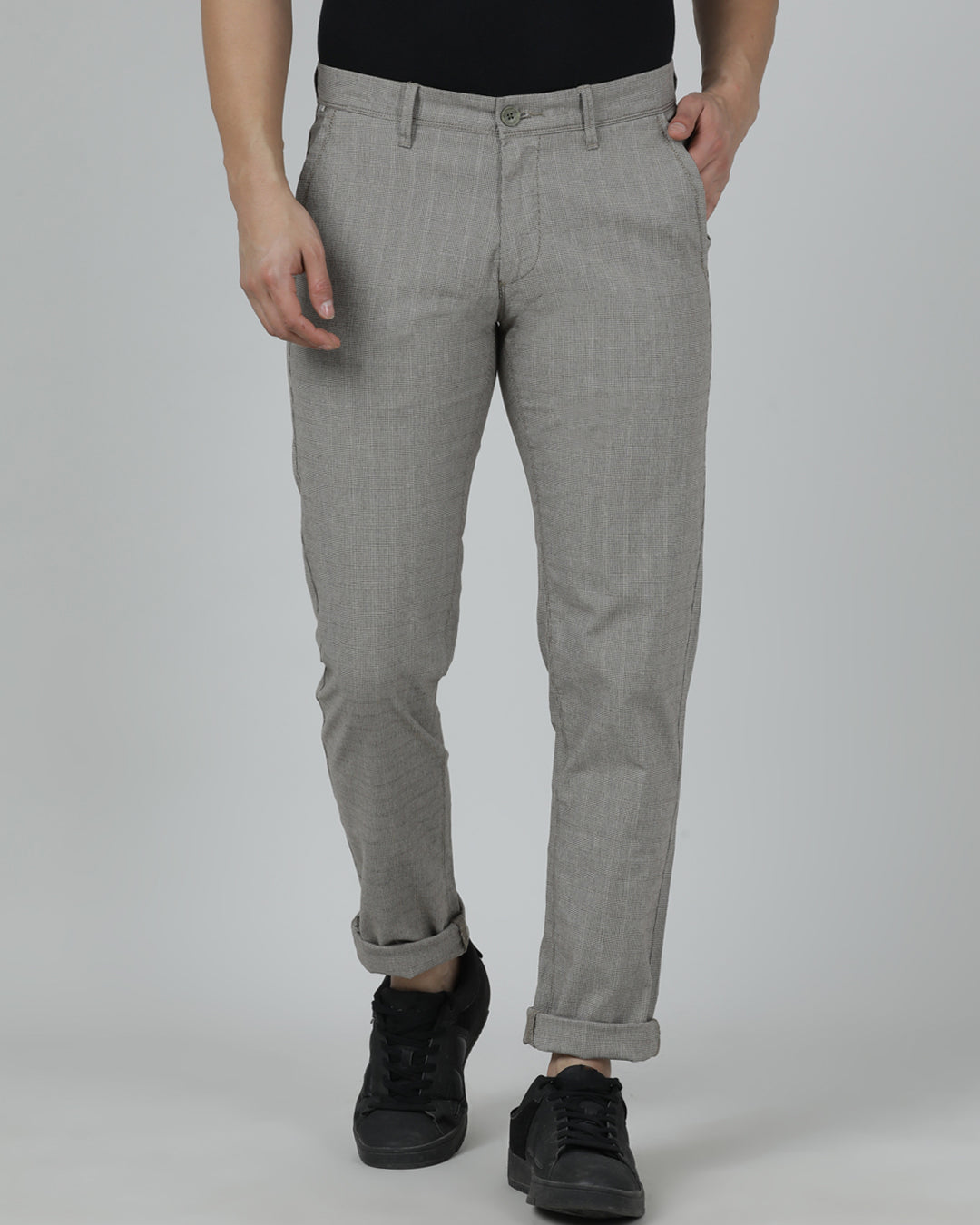 Crocodile Trim Fit Trouser for Men