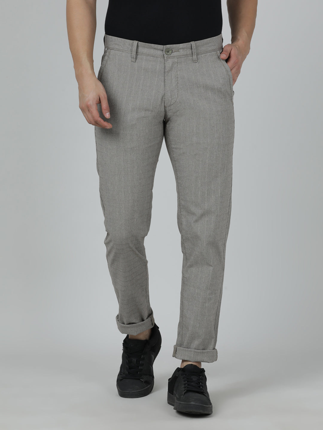 Crocodile Trim Fit Trouser for Men