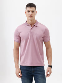 Mercerized Subtle Textured Polo T-Shirt