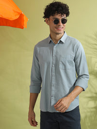 Comfort Fit Shirt in Classic Blue