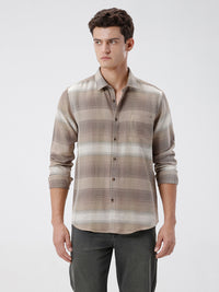Pure Cotton Big Checks Shirt