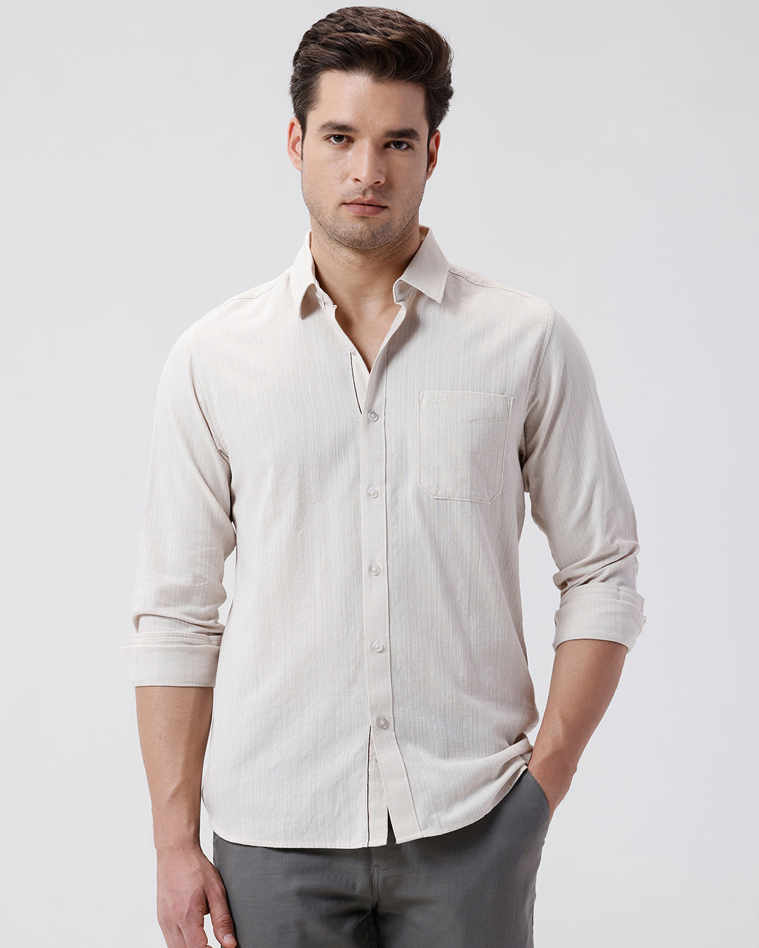 Close-up of red fabric with texture detail