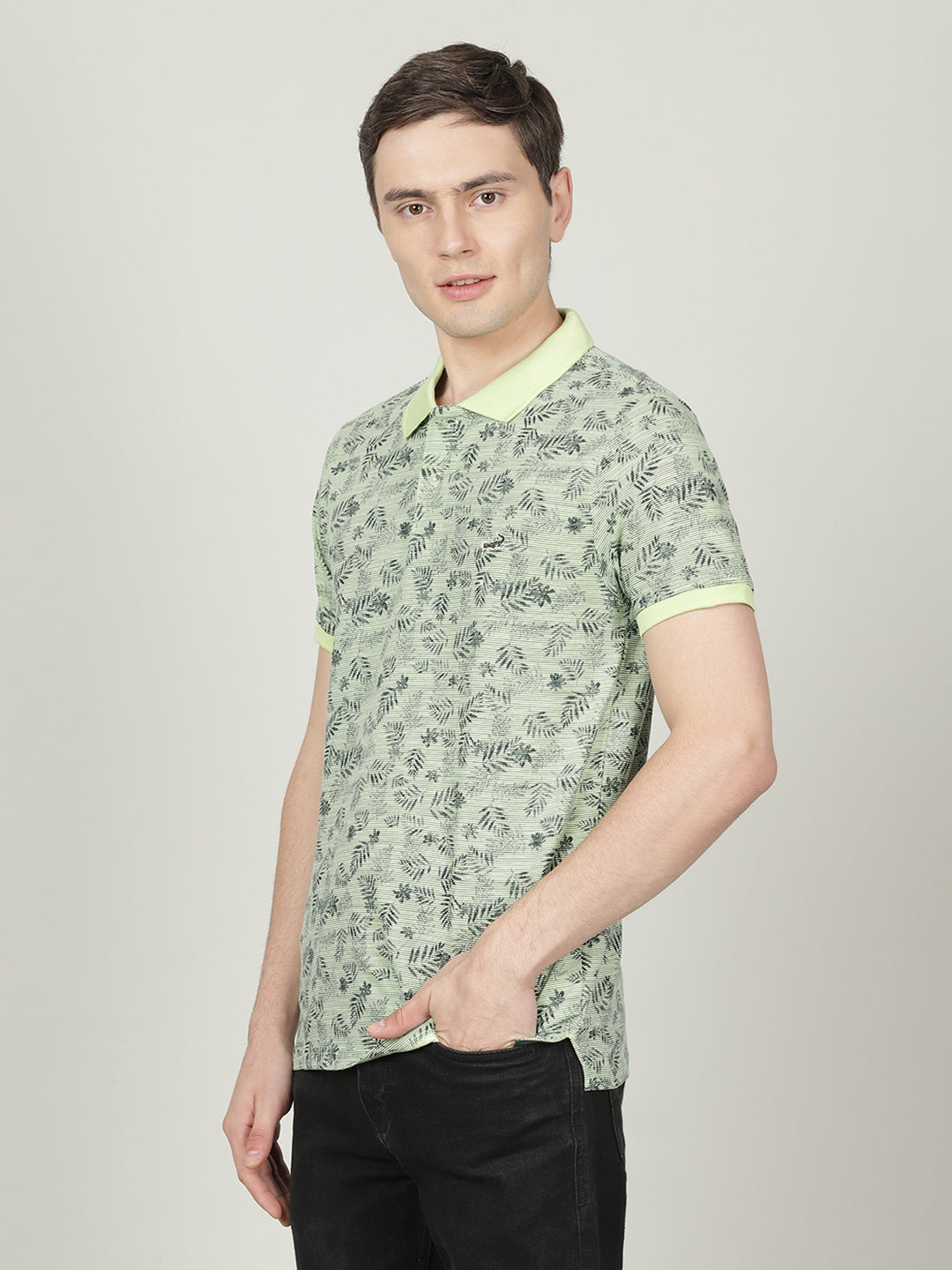 Crocodile Men's Green Polo T-Shirt Online