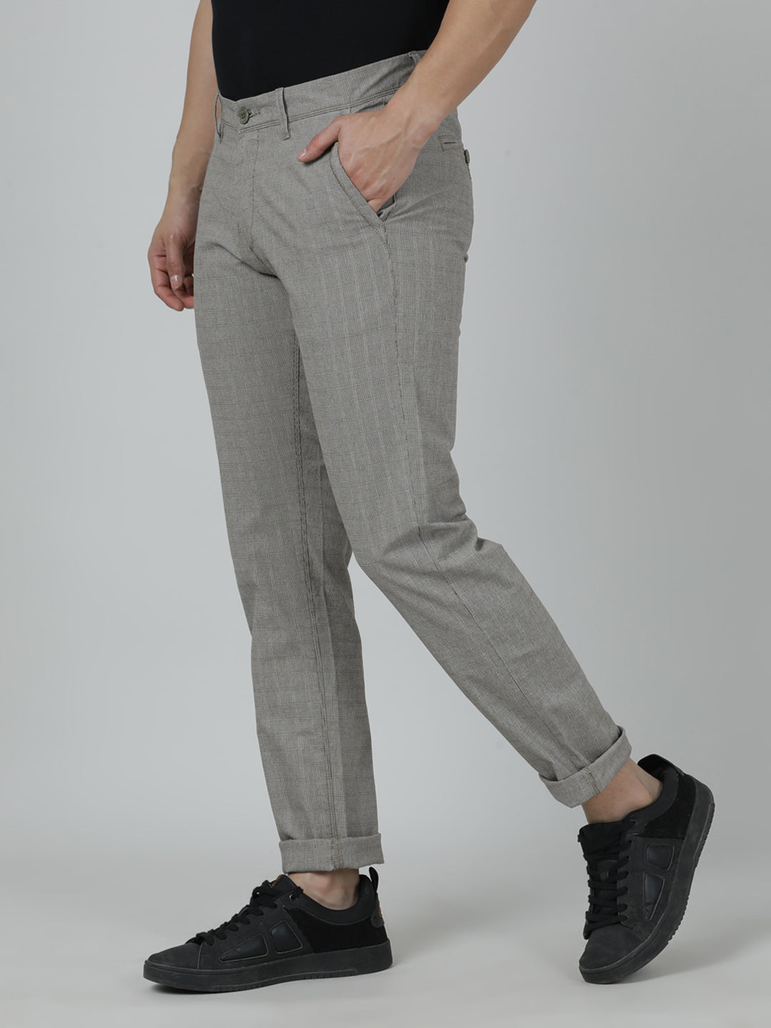 Crocodile Trim Fit Trouser for Men