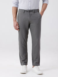 Men's Slim Fit Leisure Trousers With Adjustable Waistband For Relaxed Comfort