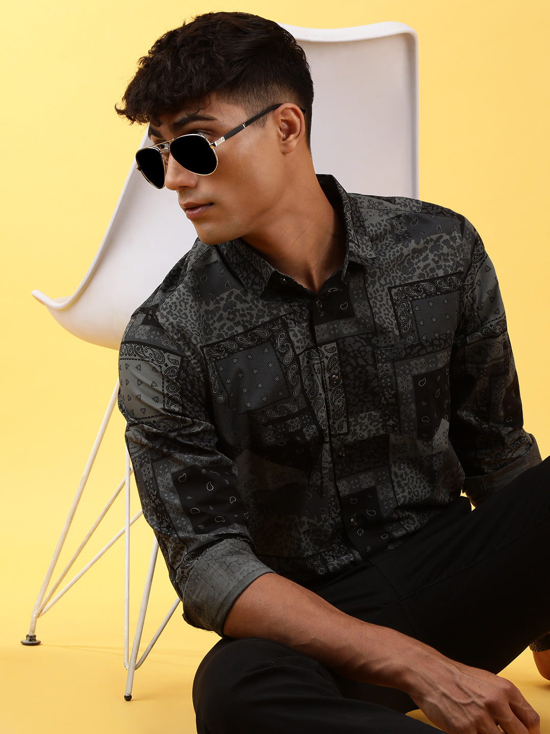 Crocodile Bandana Printed Shirt