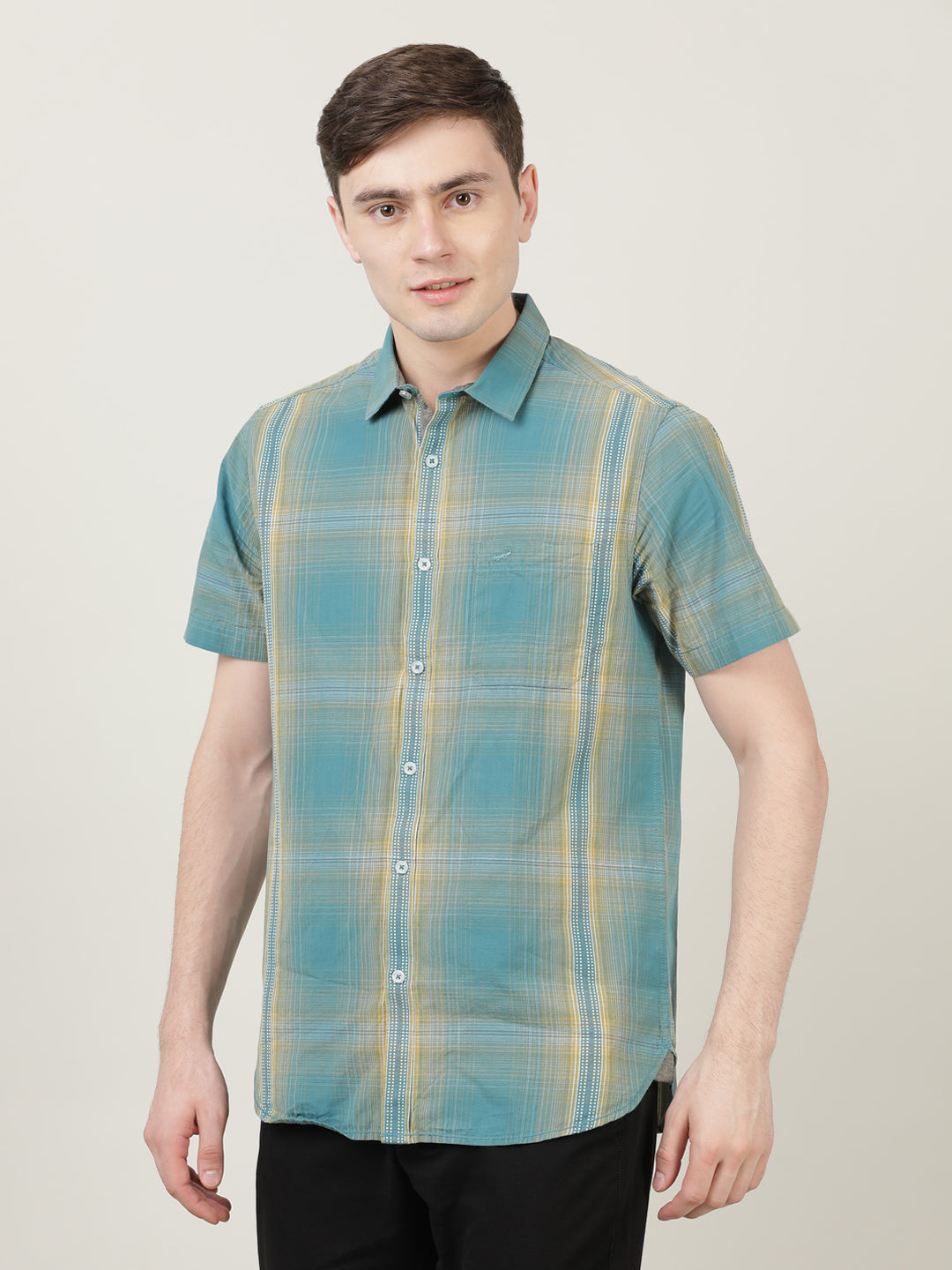 Crocodile Men Pure Cotton Shirt