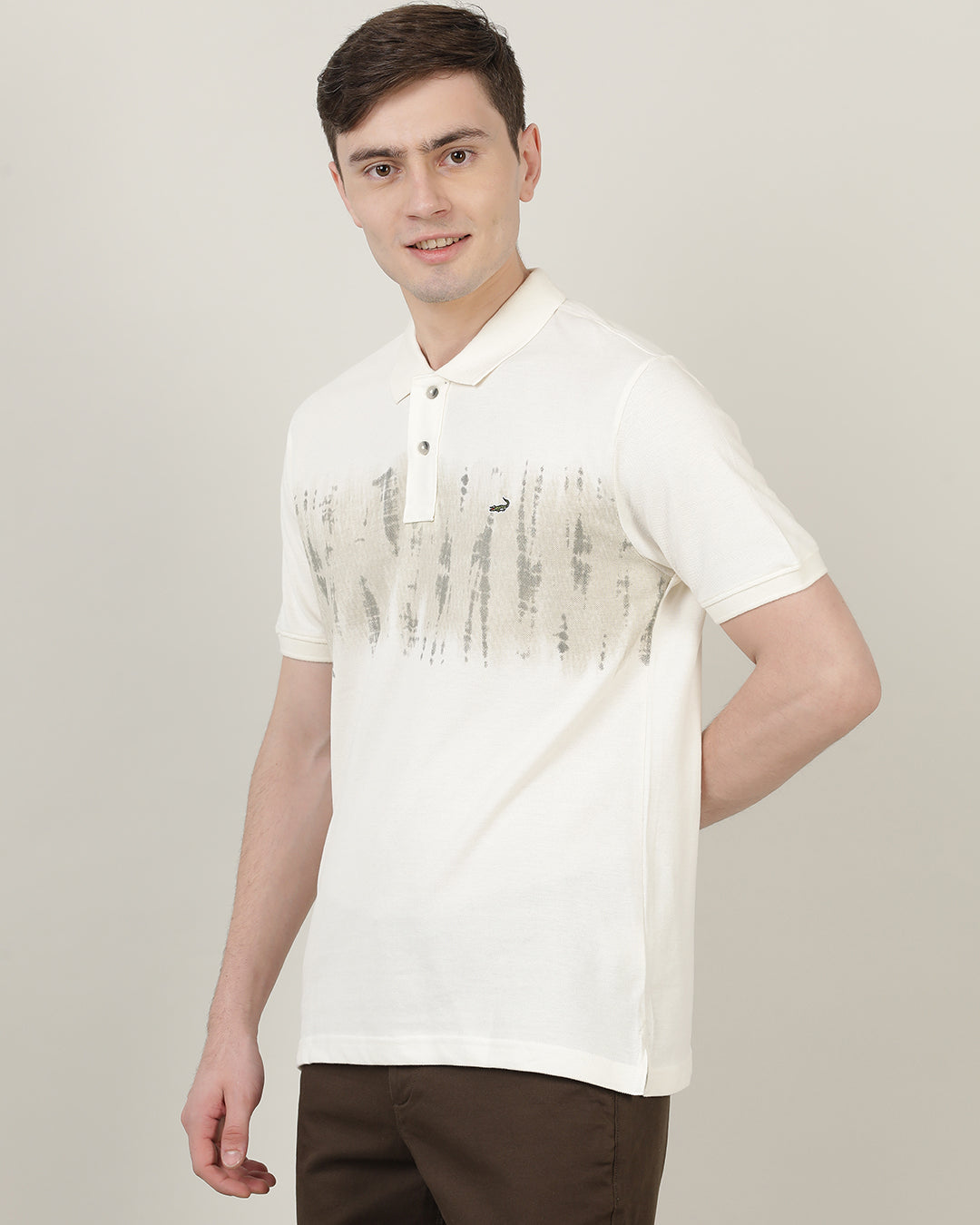 Crocodile Men Printed Casual T-Shirt