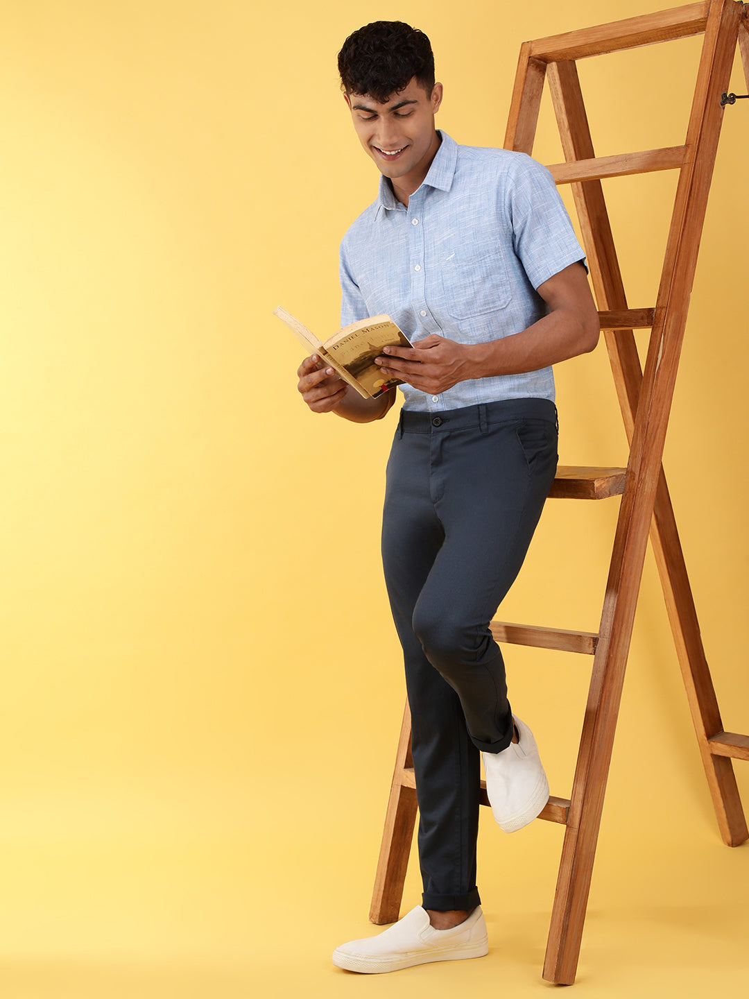 MICRO MOTIF PRINTED CHINO