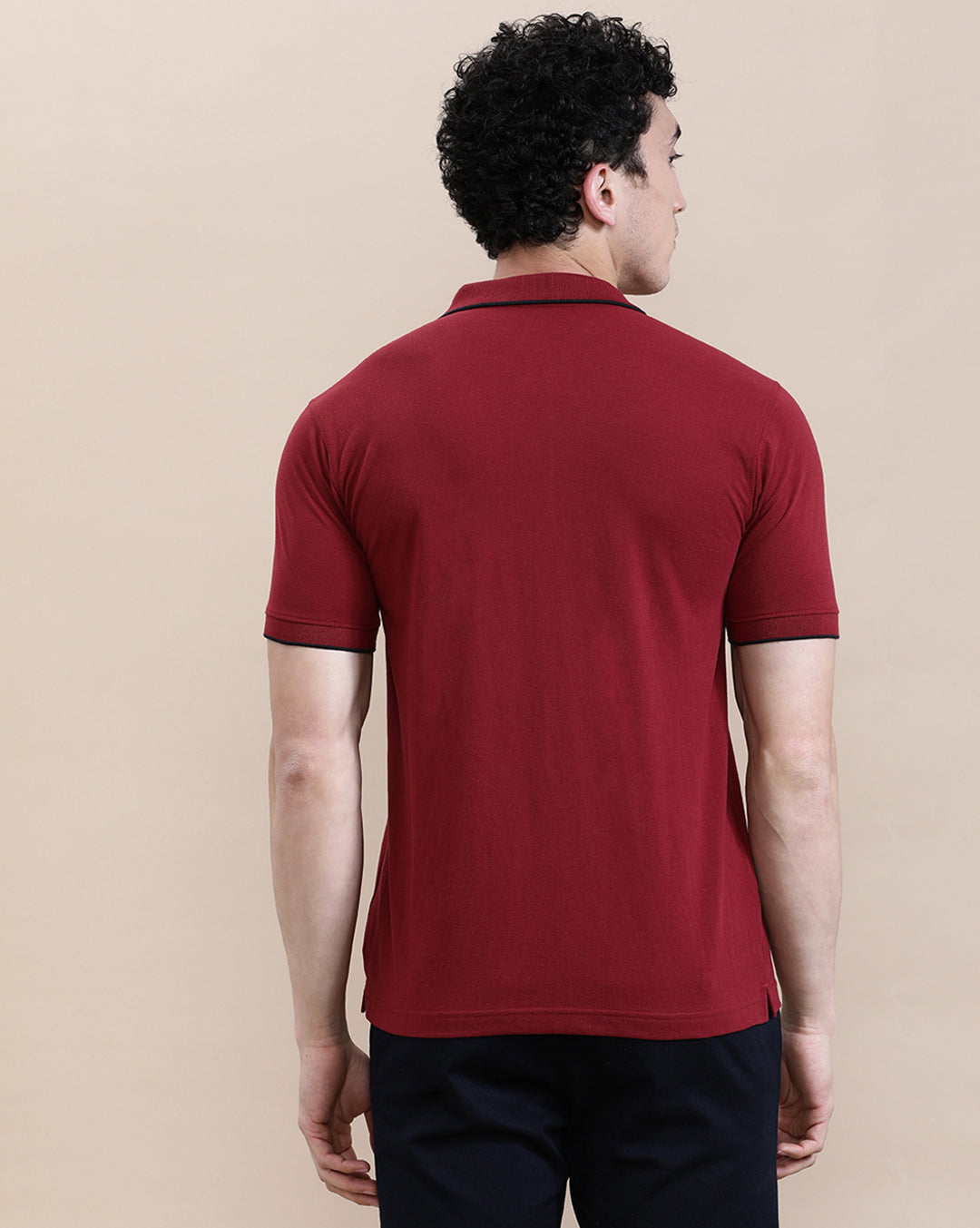 Close-up of red fabric with texture detail