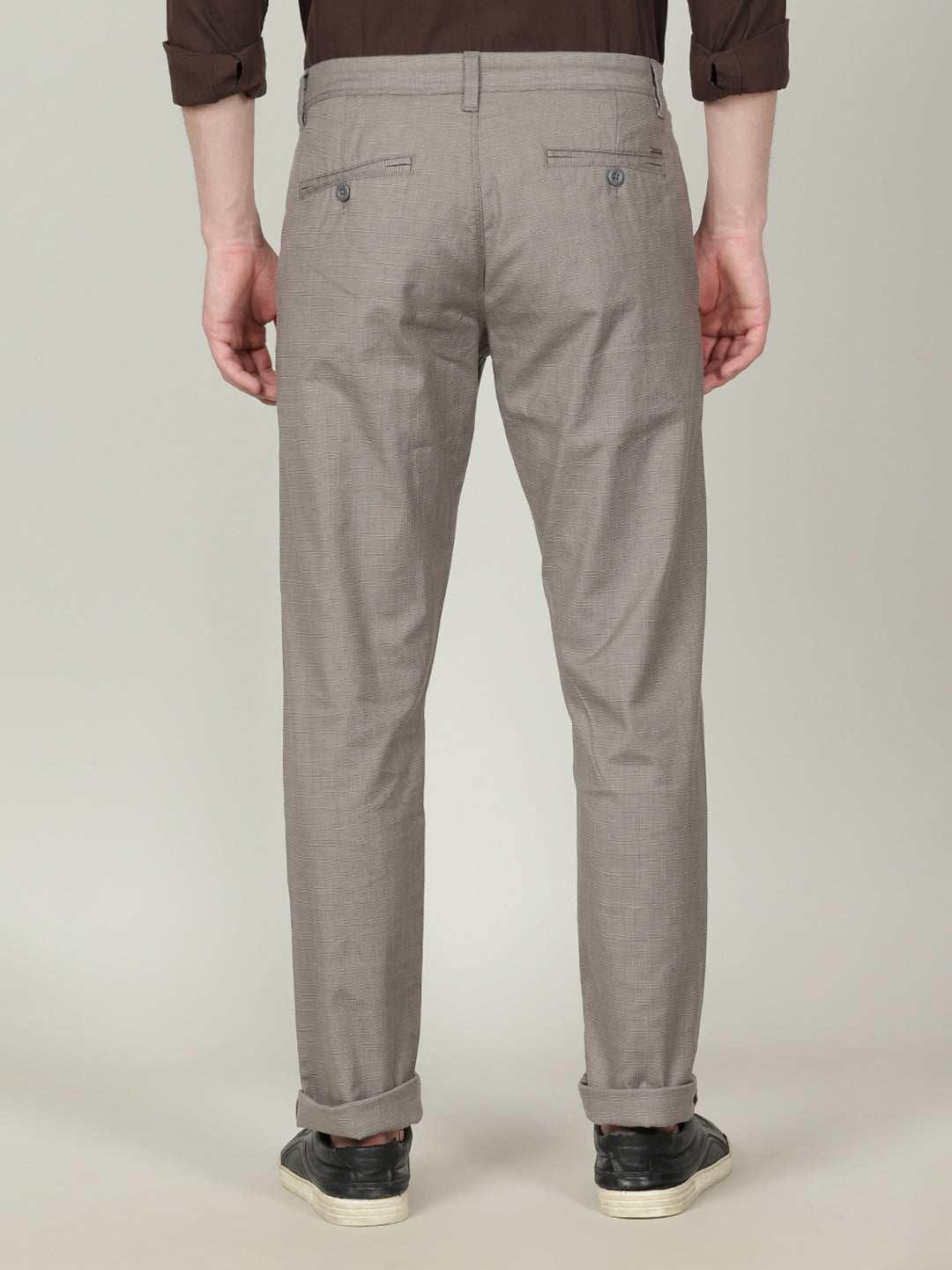 Crocodile Grey Trim Fit Trouser