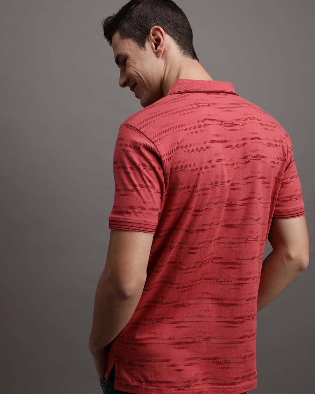 All Over Polo with Signature Print