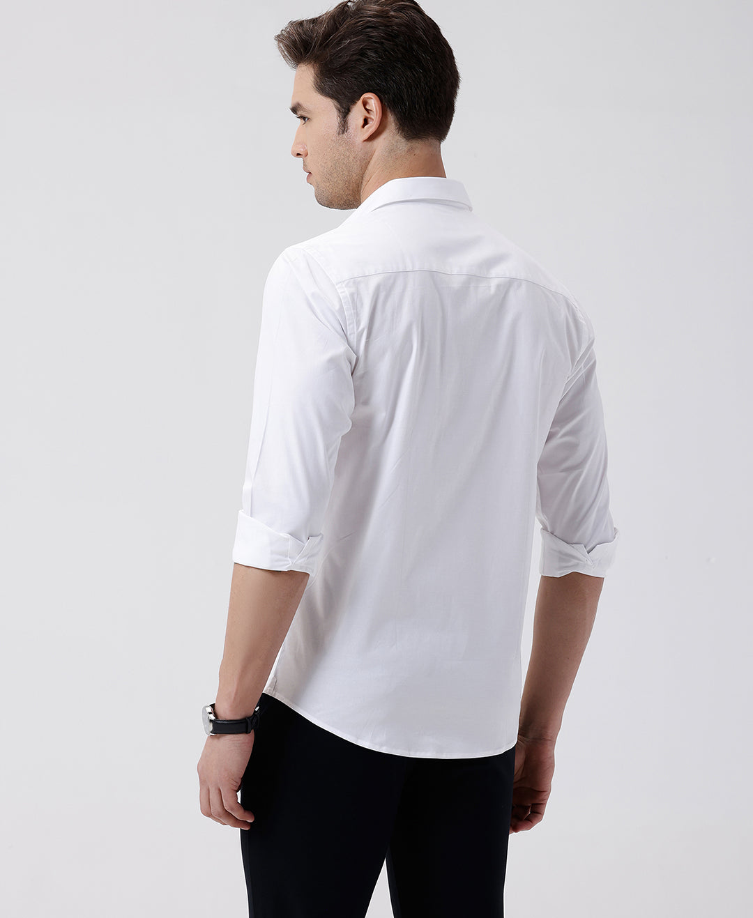 Close-up of white fabric with texture detail