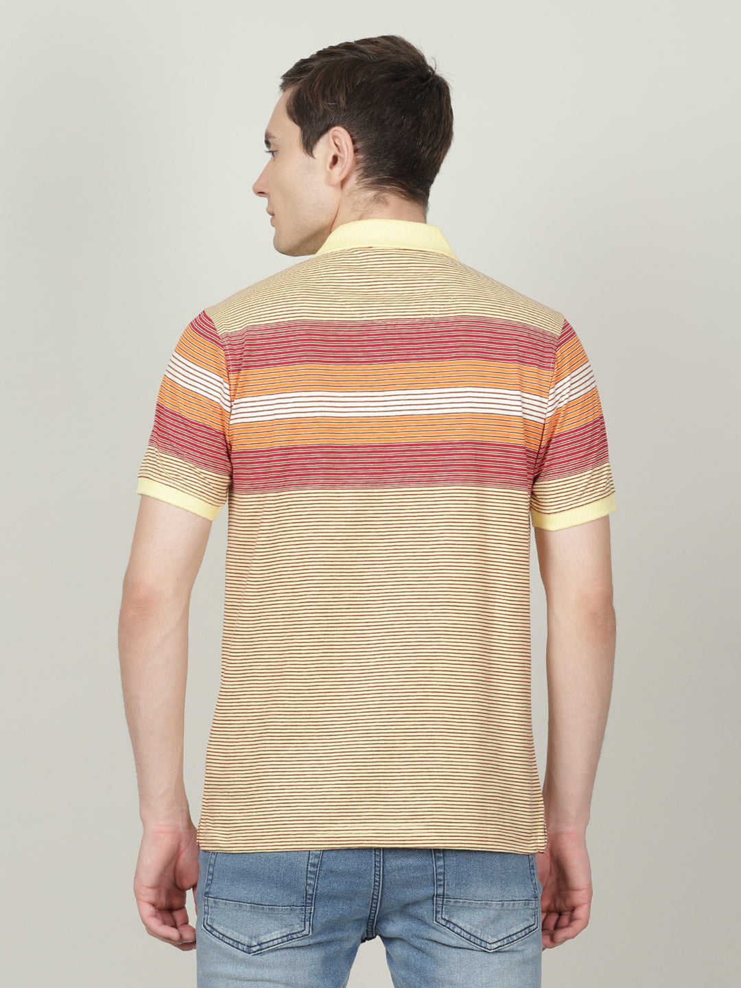 Crocodile Yellow Stripe T-shirt