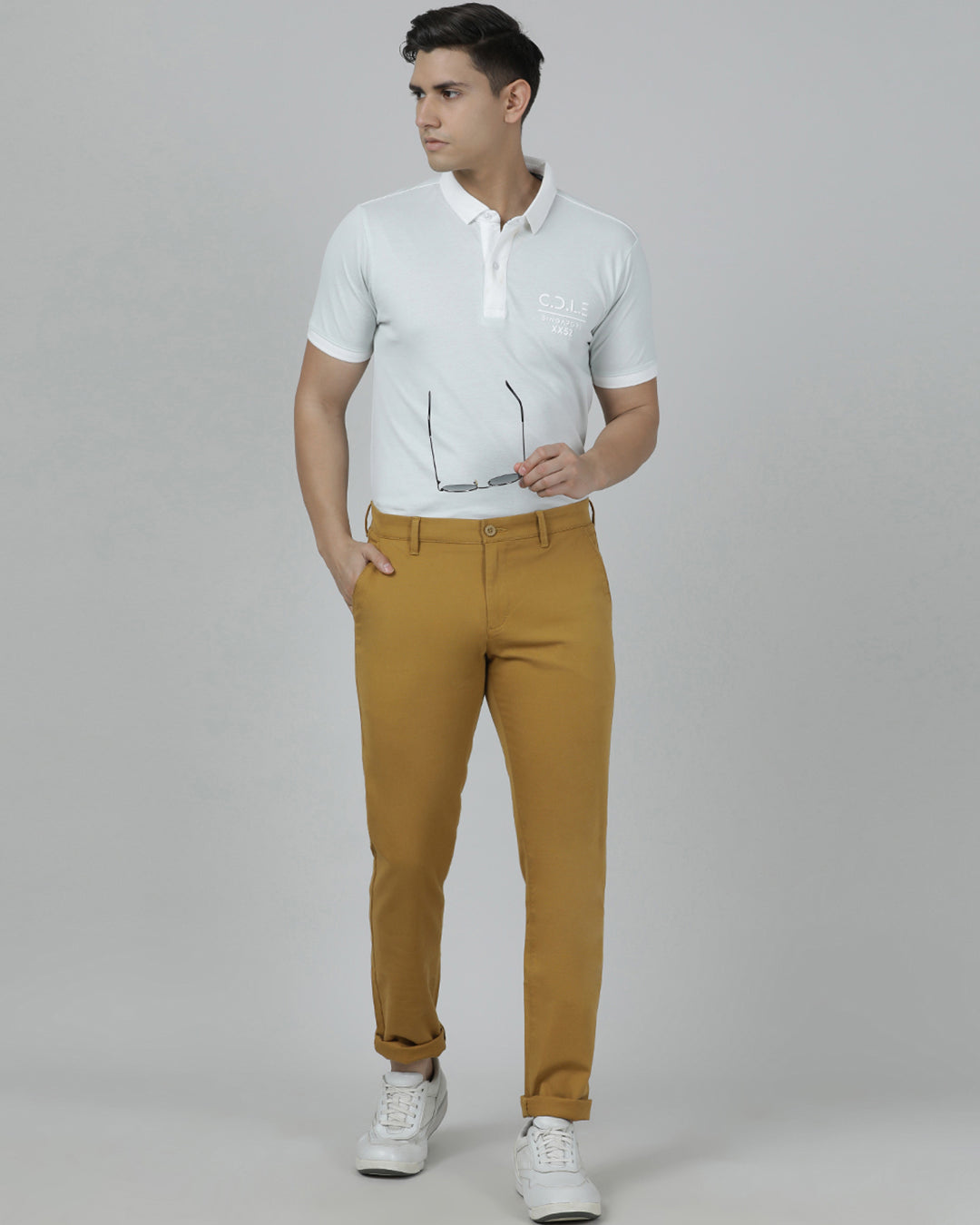 Crocodile Men's Casual Slim Fit Trouser