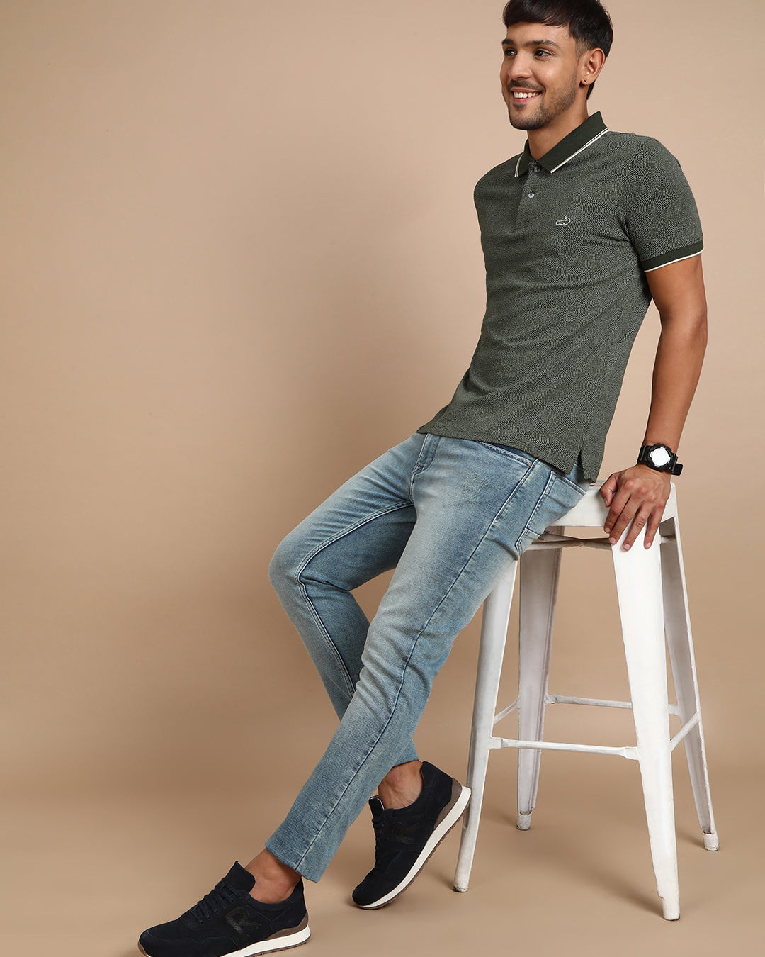 CLOUD WASHED LIGHT BLUE DENIM JEANS
