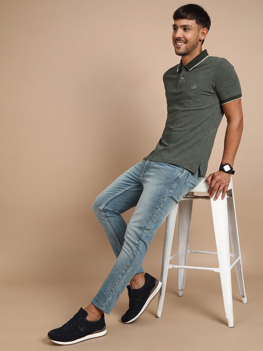 CLOUD WASHED LIGHT BLUE DENIM JEANS