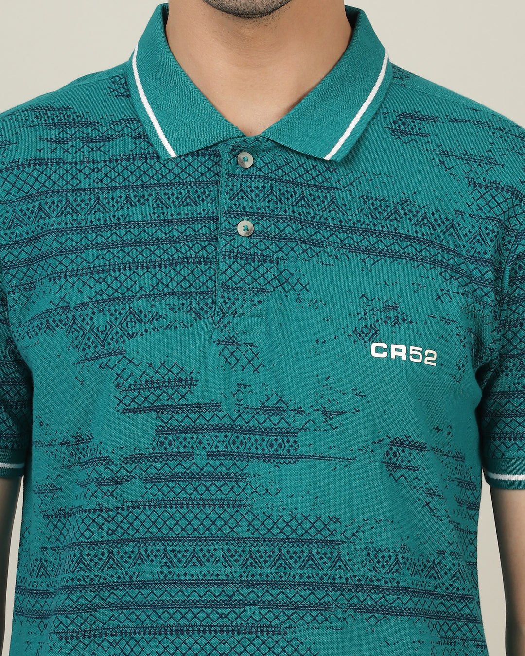 Crocodile Men's Men Printed Polo T-Shirt Online