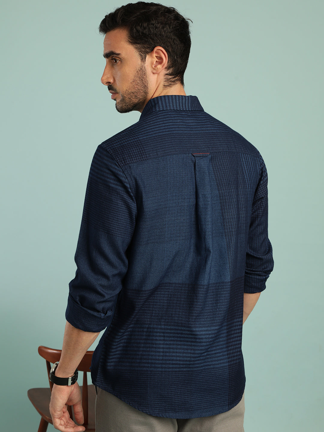 Big Engineered Checks Shirt