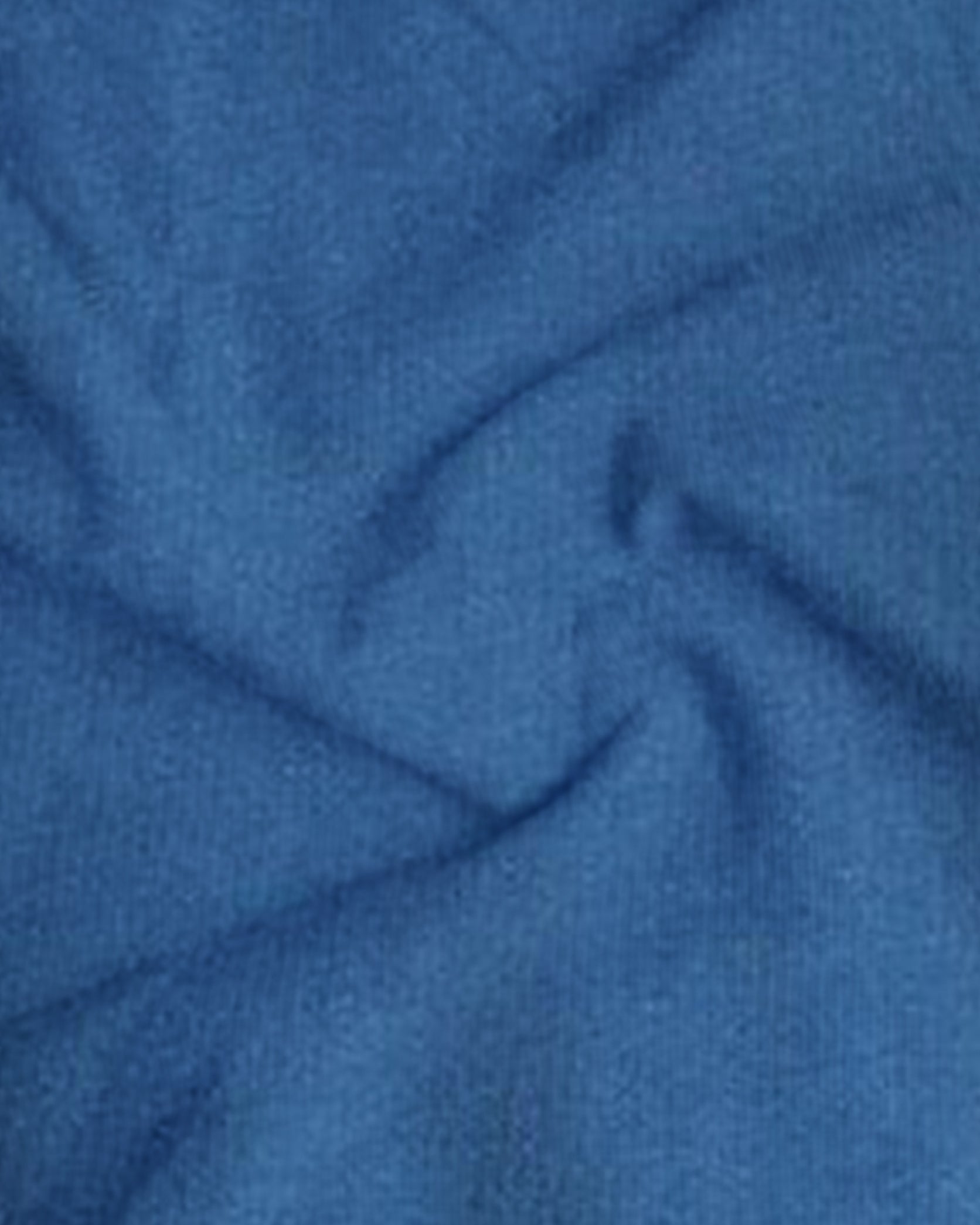 Close-up of blue fabric texture