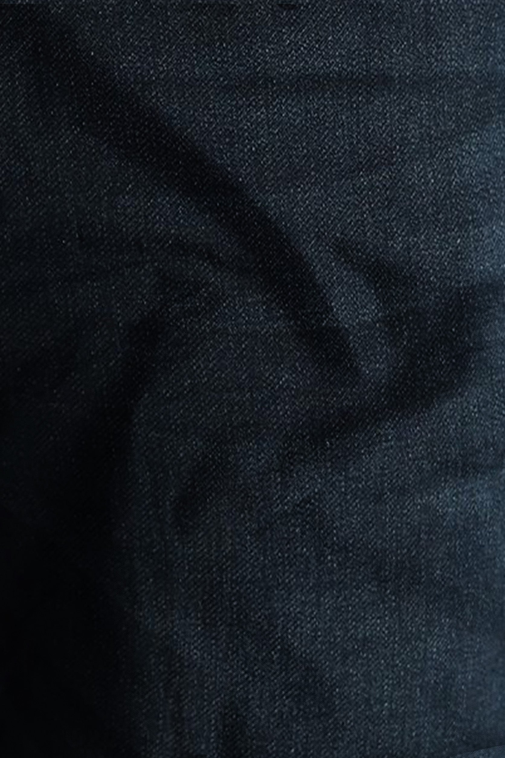 Close-up of dark blue fabric texture