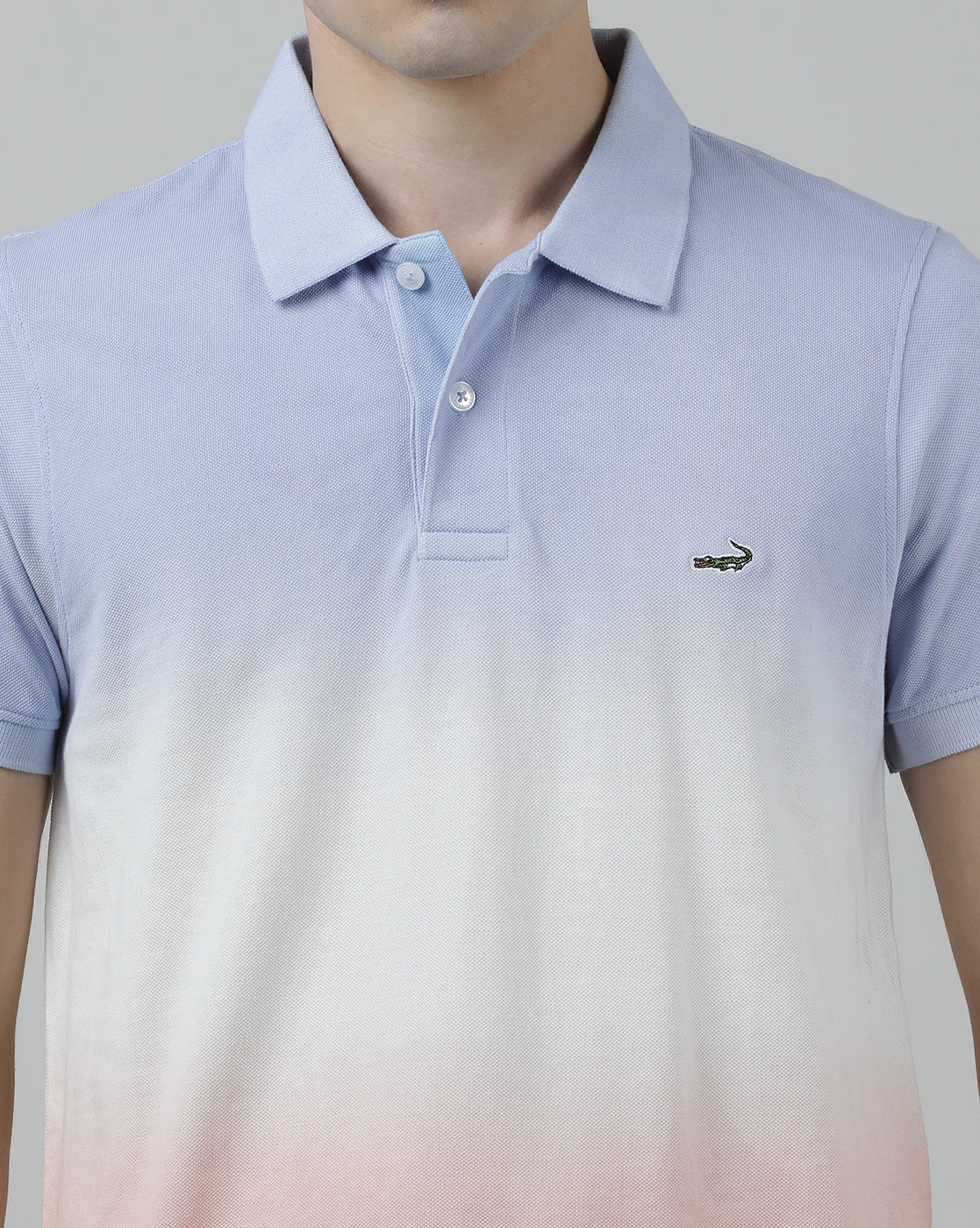 Casual Royal Blue T-Shirt Half Sleeve Slim Fit with Collar for Men