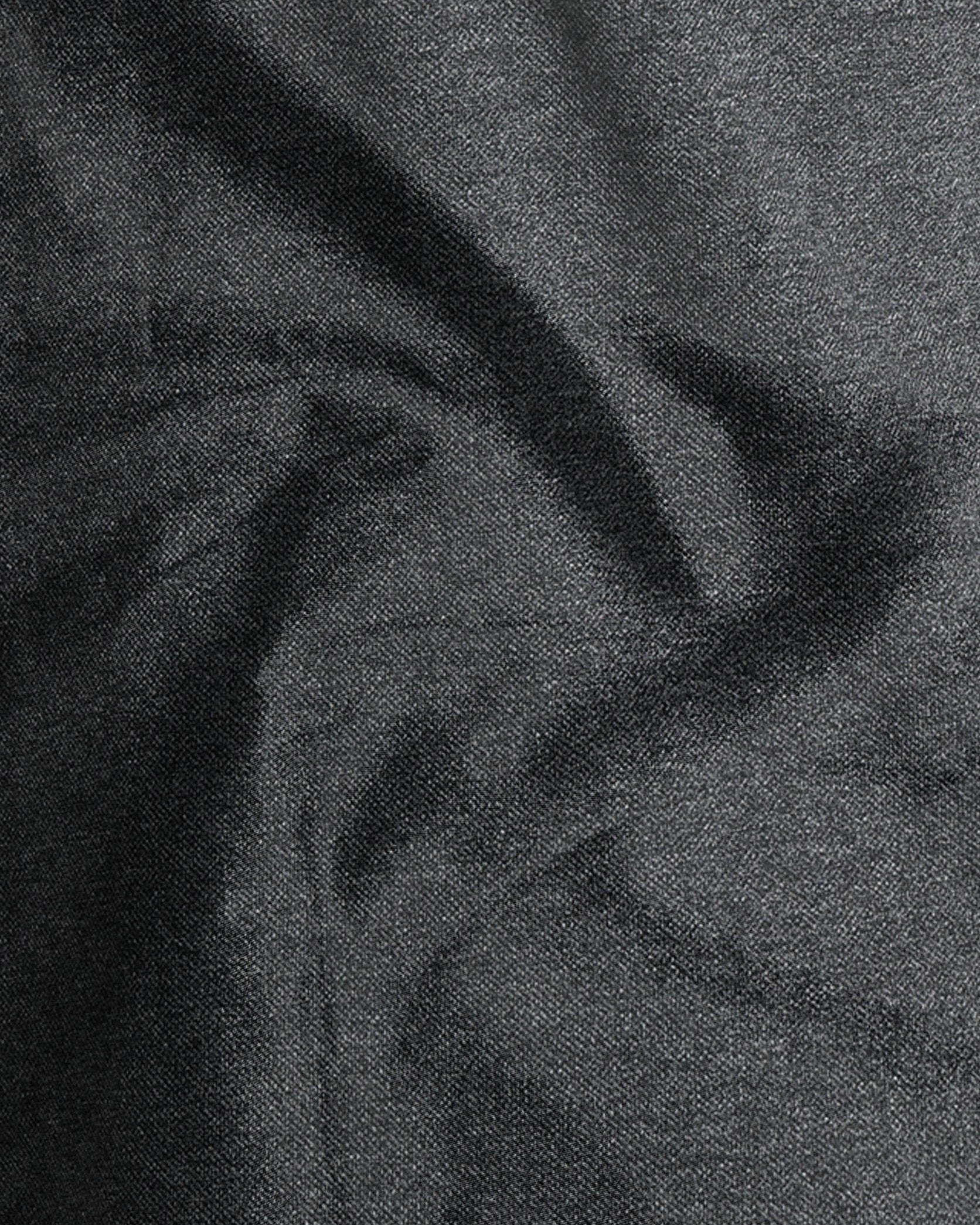 Close-up of dark gray fabric texture