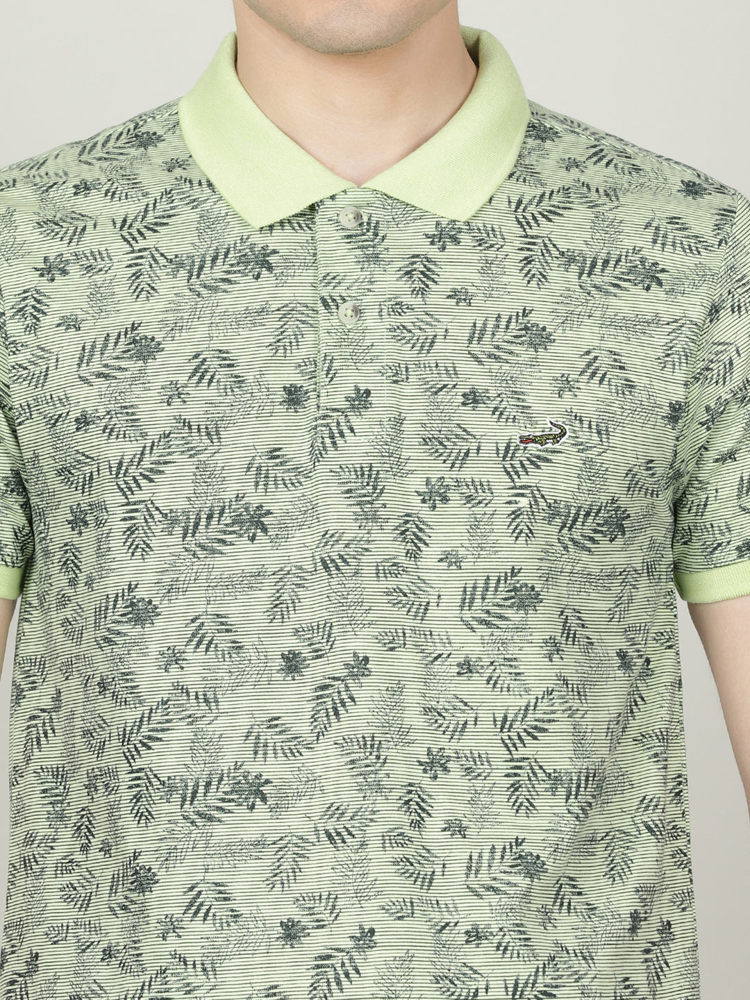 Crocodile Men's Green Polo T-Shirt Online