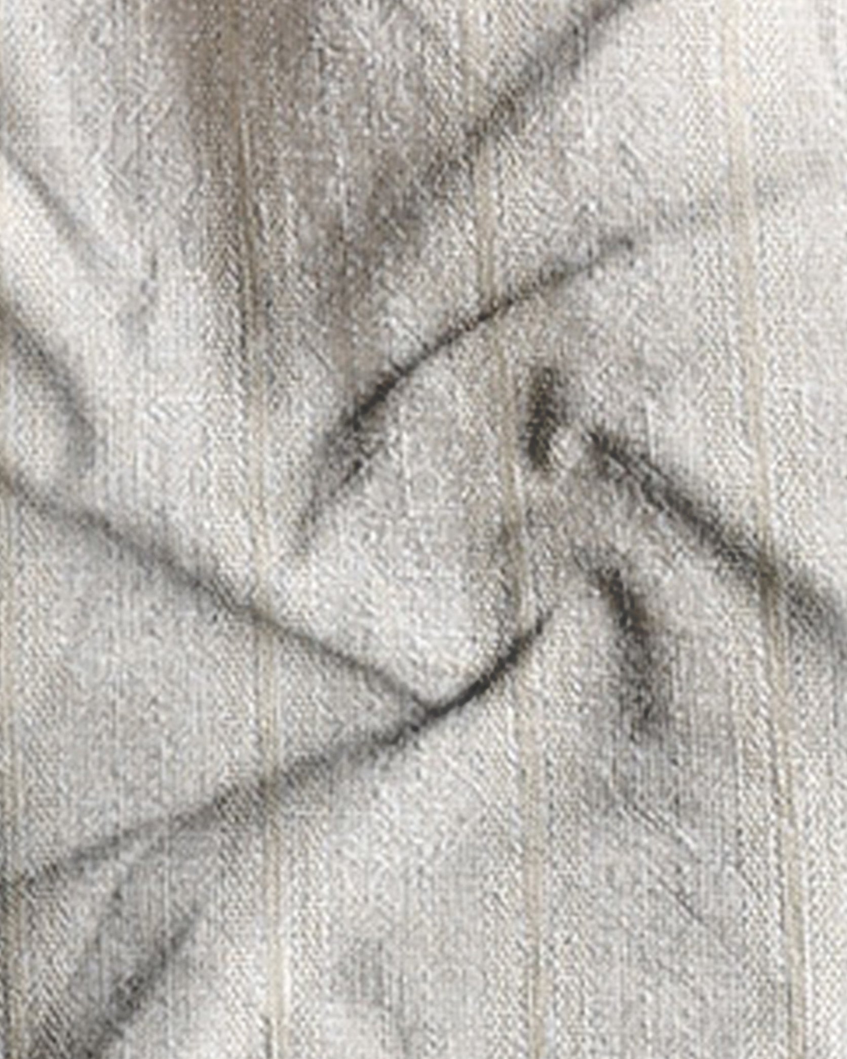 Close-up of textured gray fabric