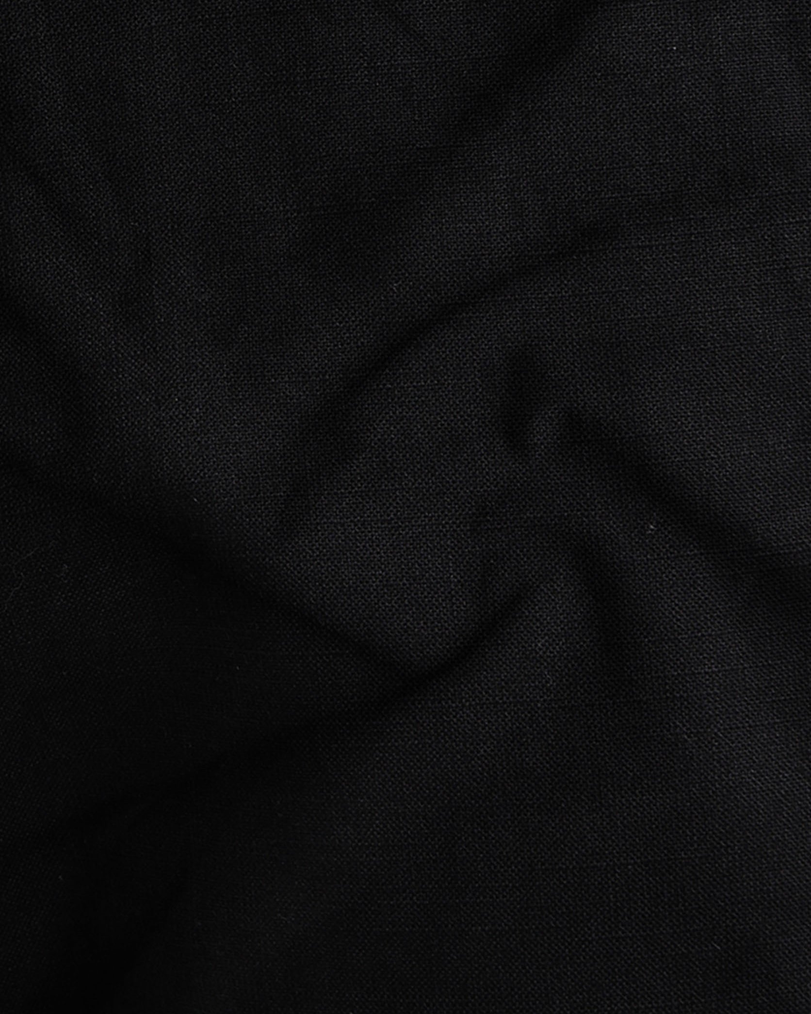 Close-up of black fabric texture