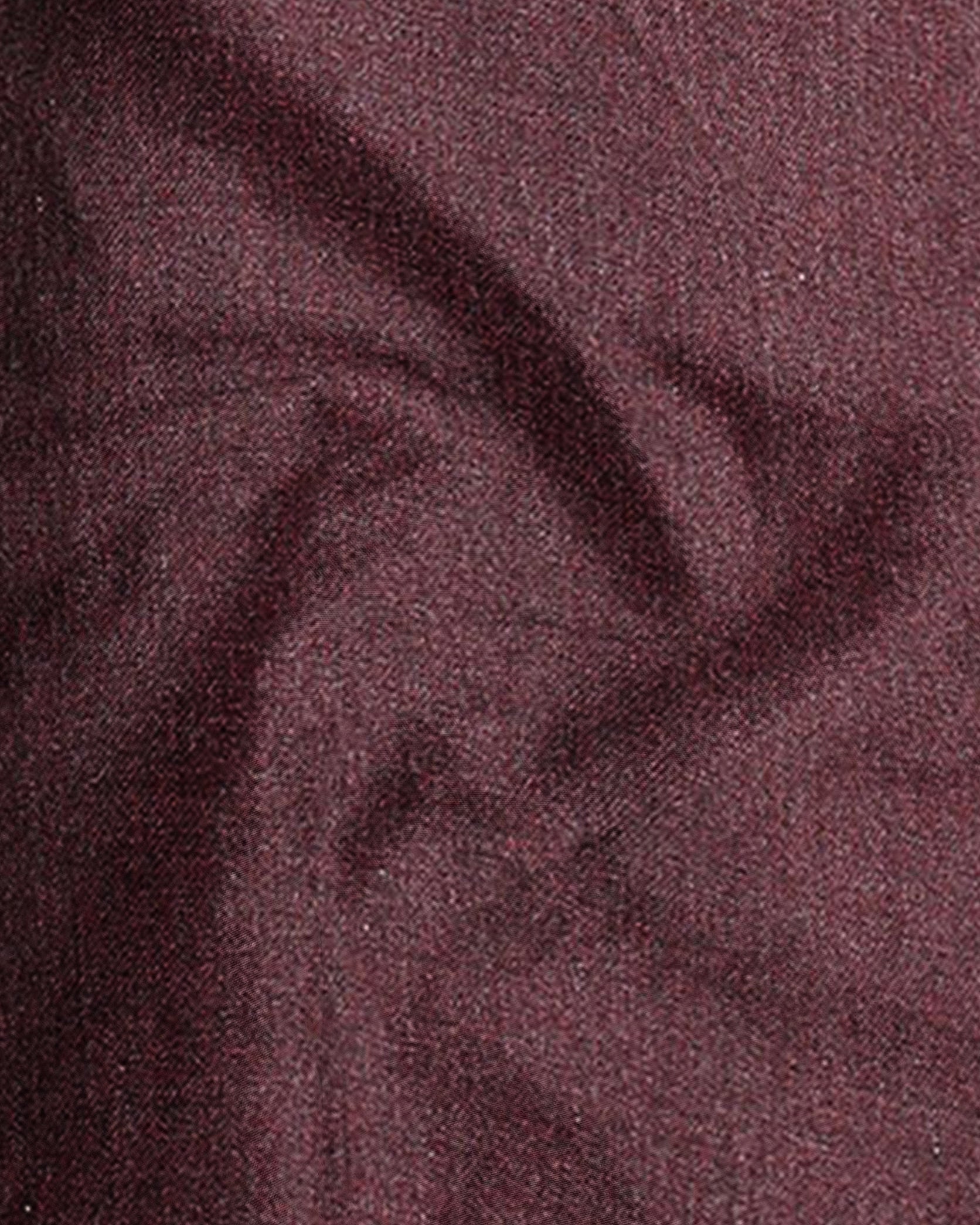 Close-up of textured purple fabric