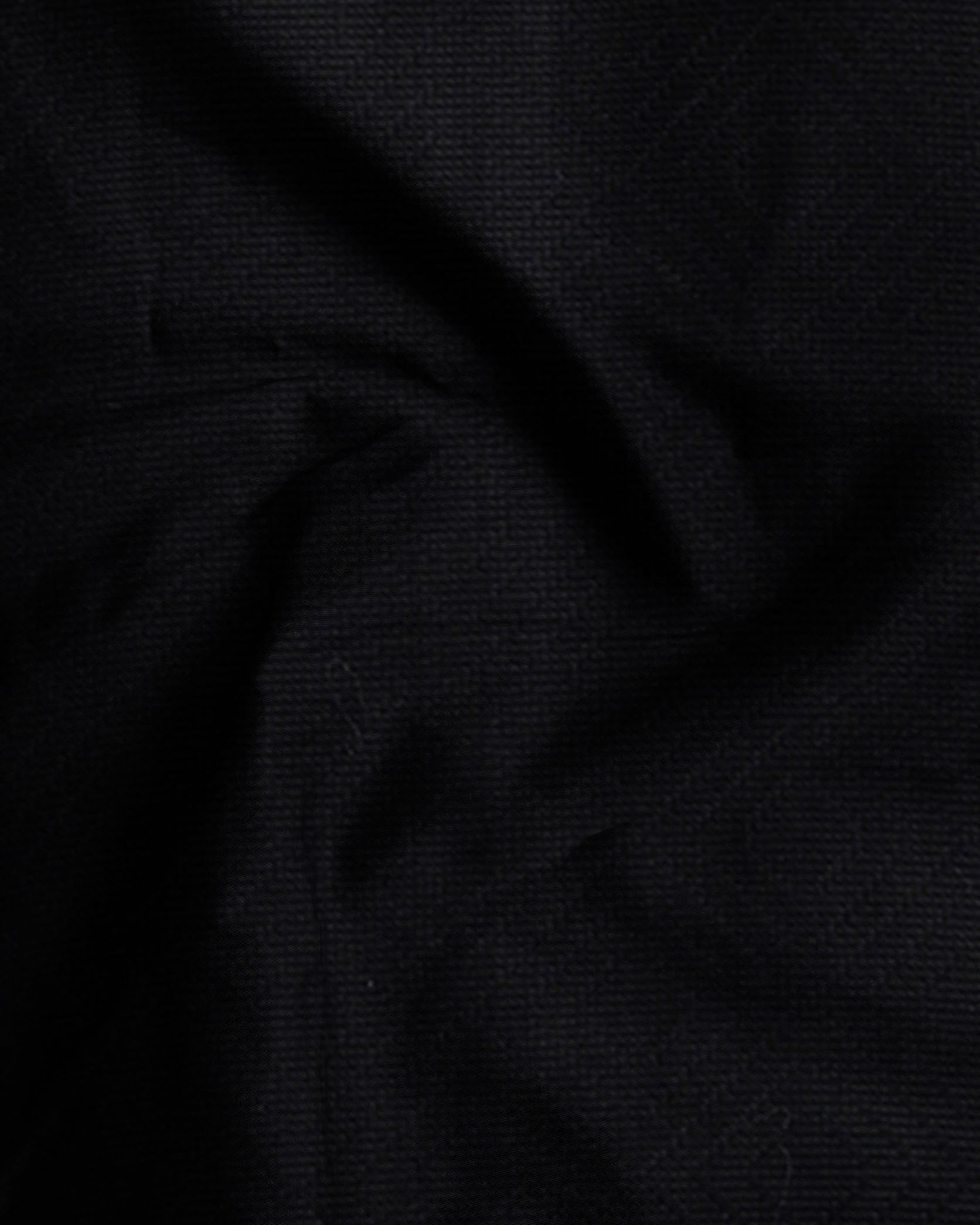 Close-up of black fabric texture