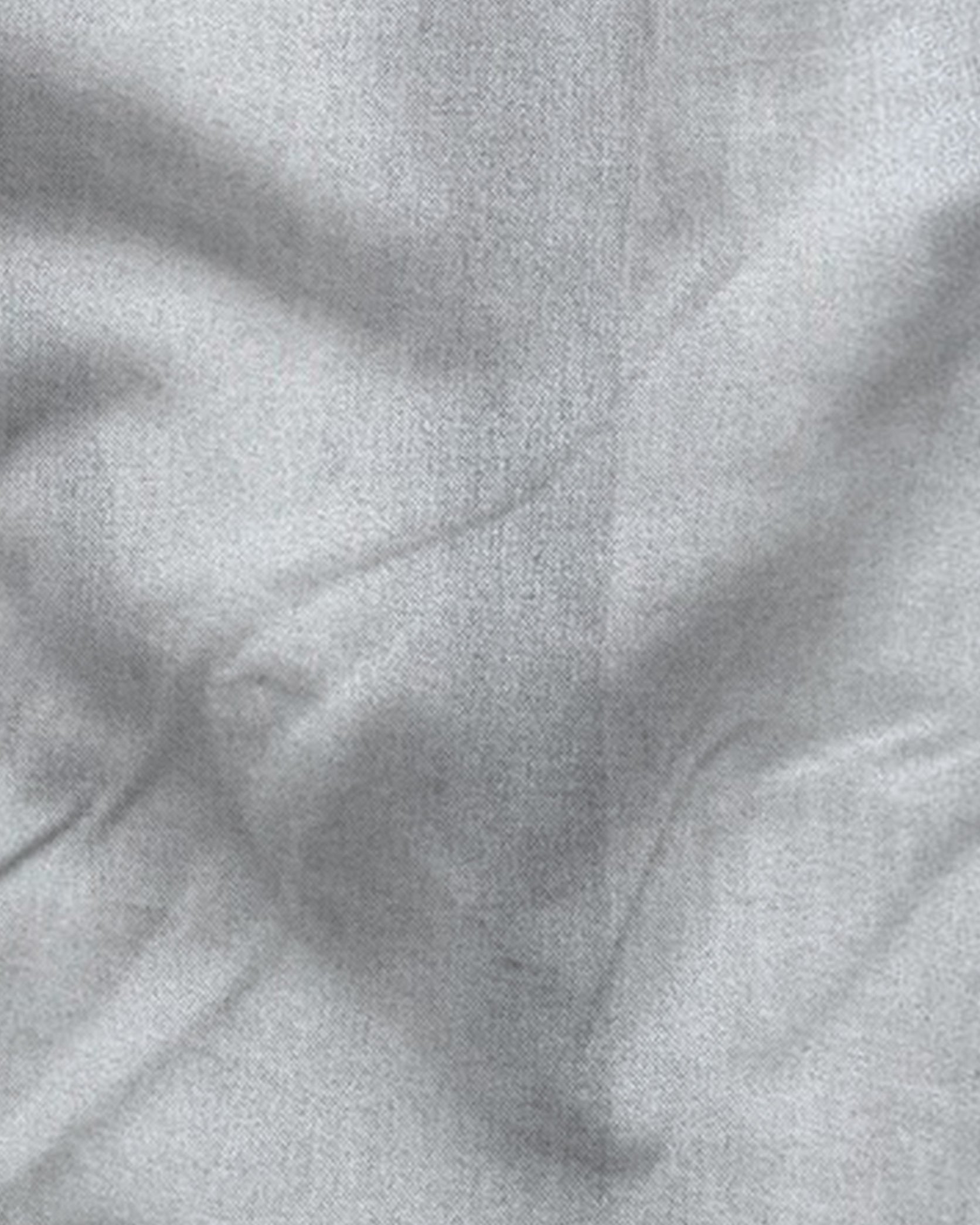 Close-up of gray fabric with folds