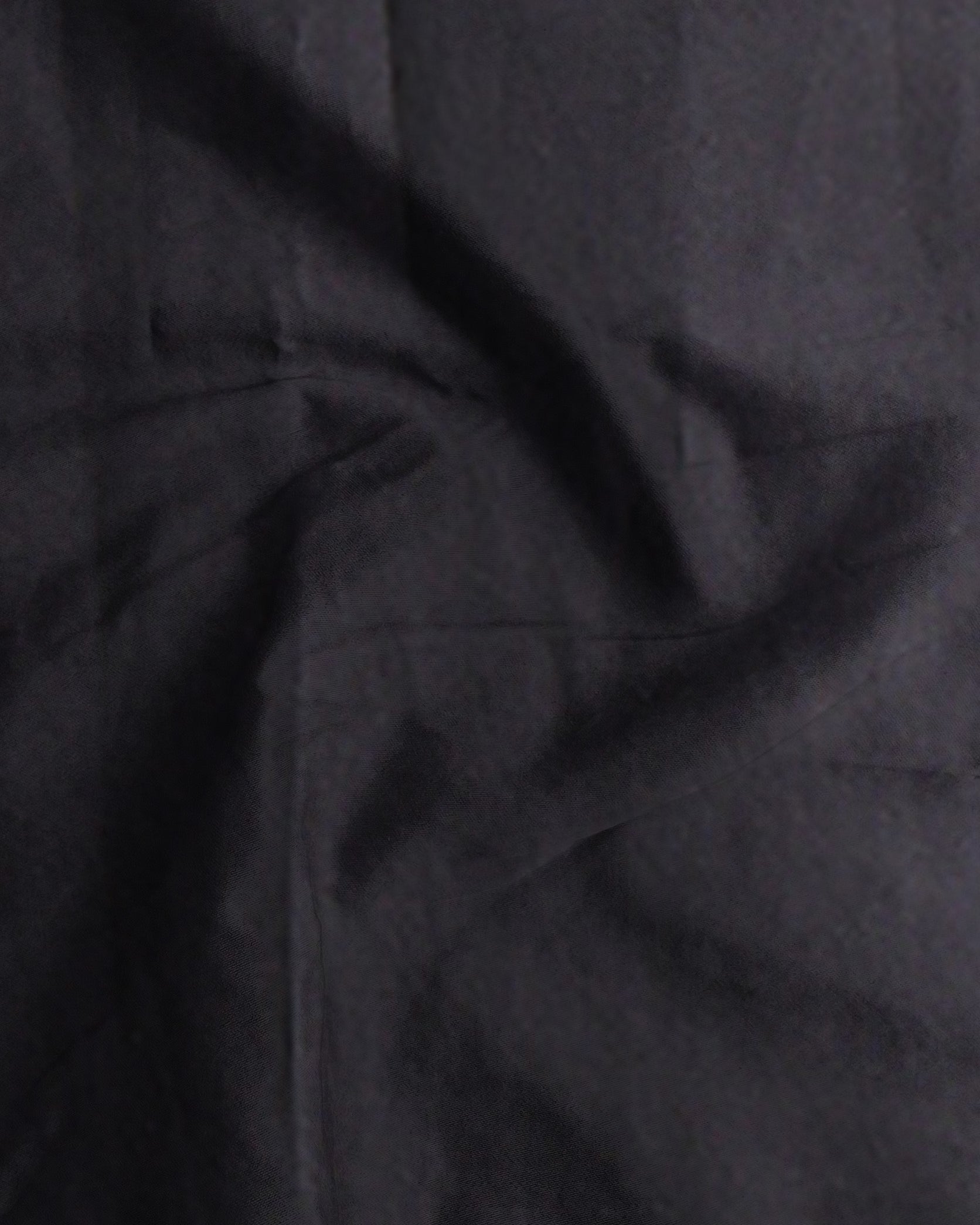 Close-up of dark gray fabric texture