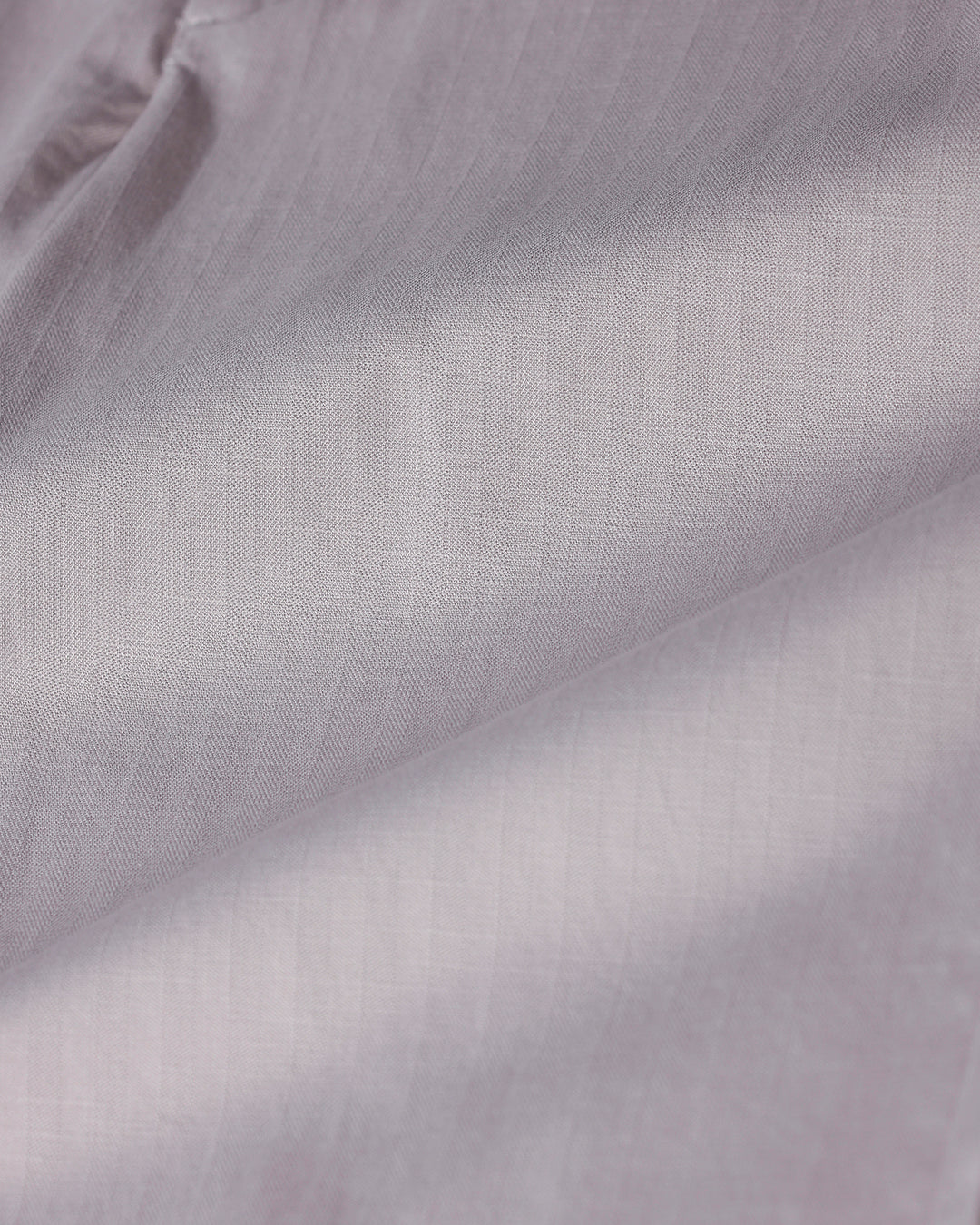 Close-up of grey fabric with texture detail