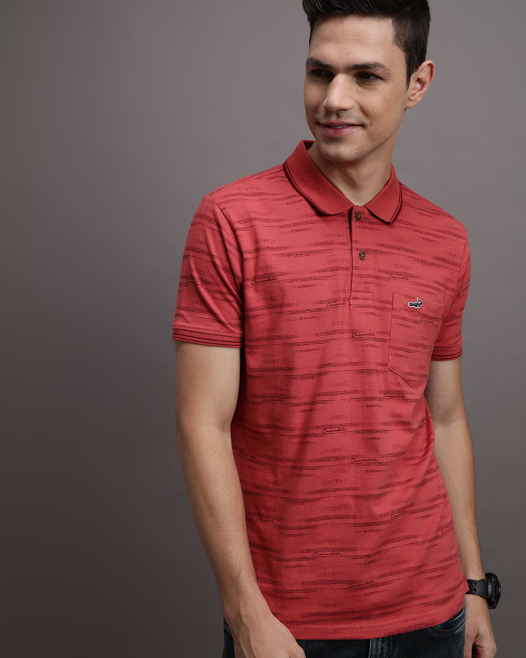 All Over Polo with Signature Print