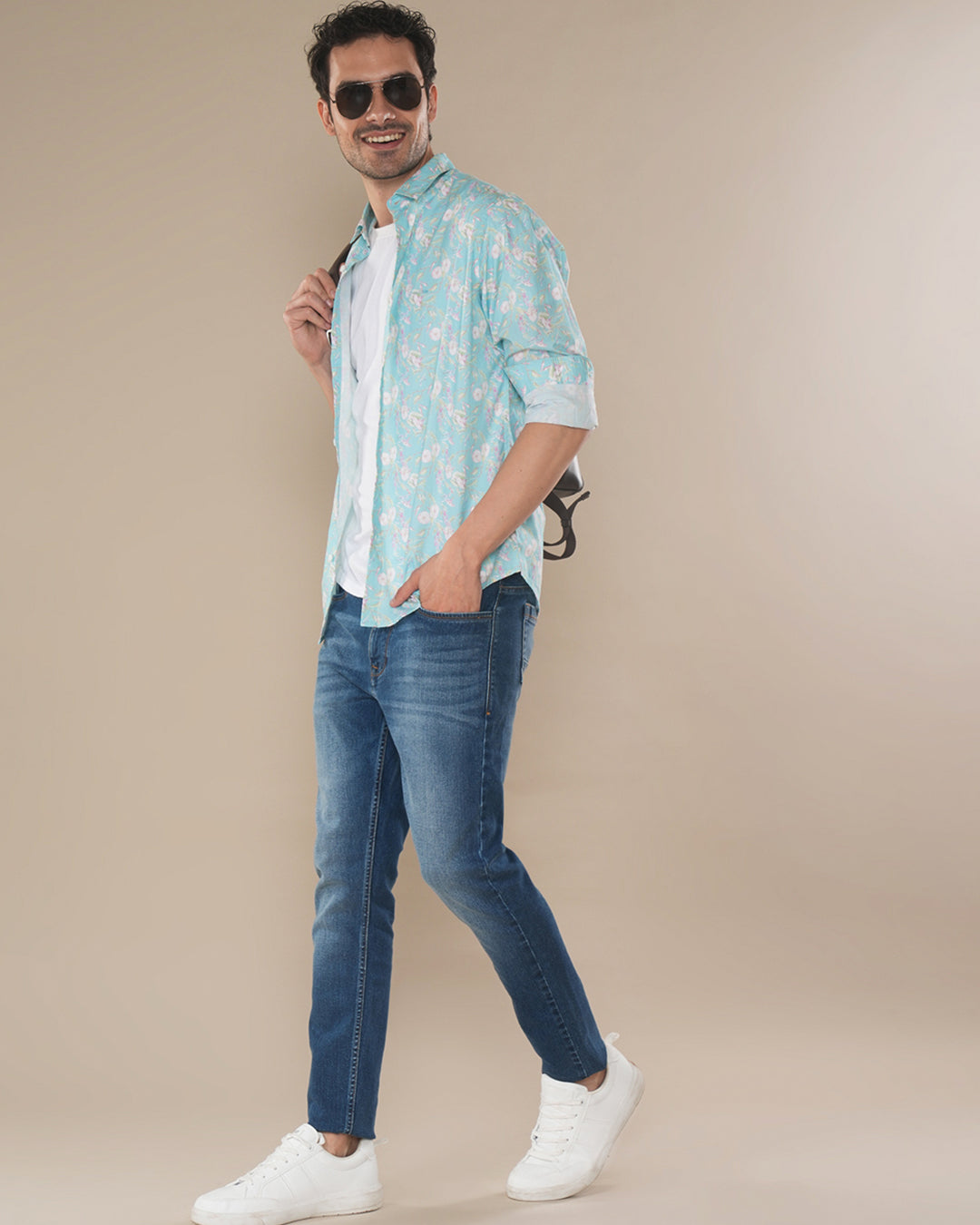 Crocodile Men's Striped Slim-Fit Polo T-Shirt With Patch Pocket