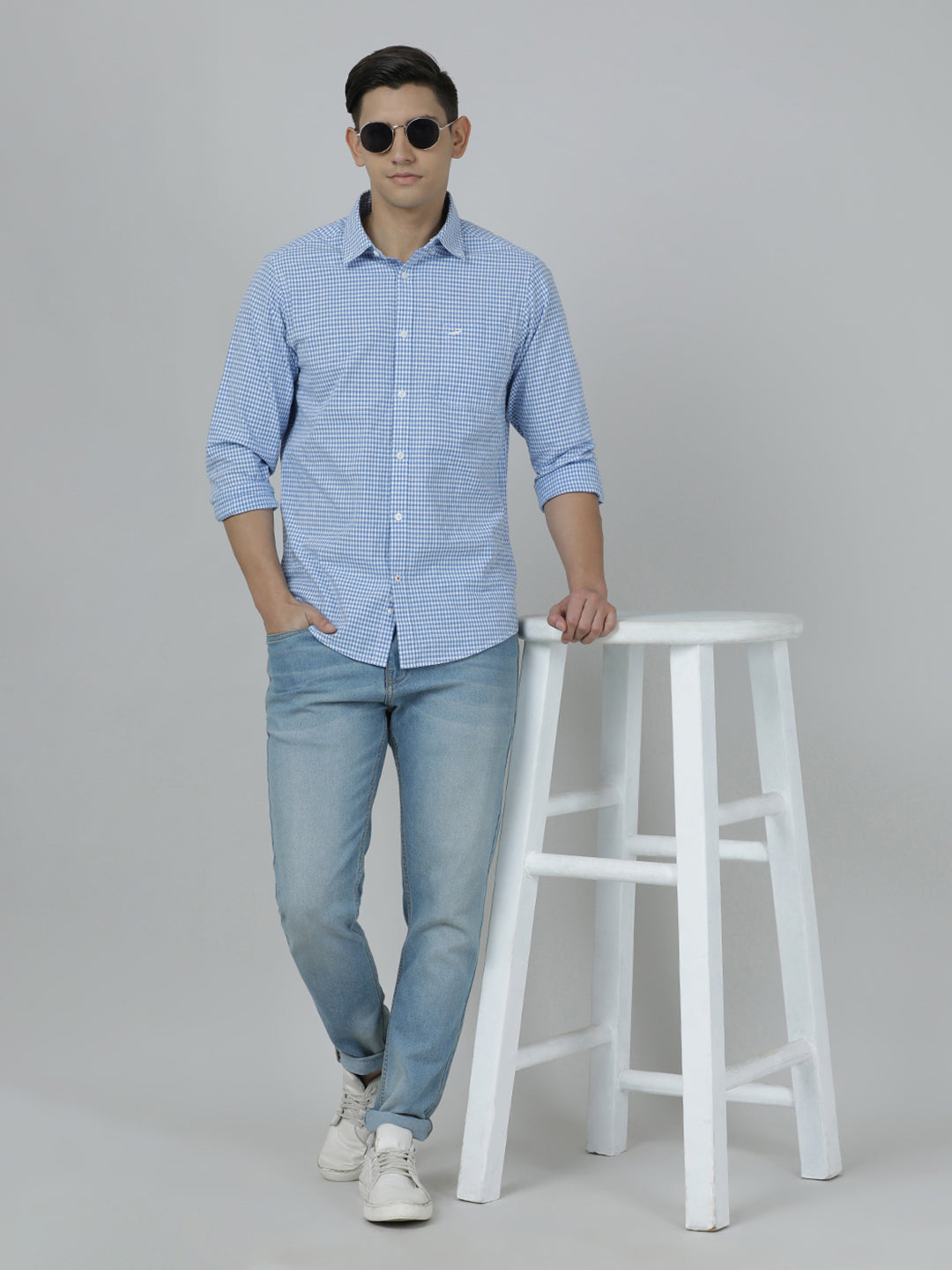 Crocodile Full Sleeve Casual Men's Shirt