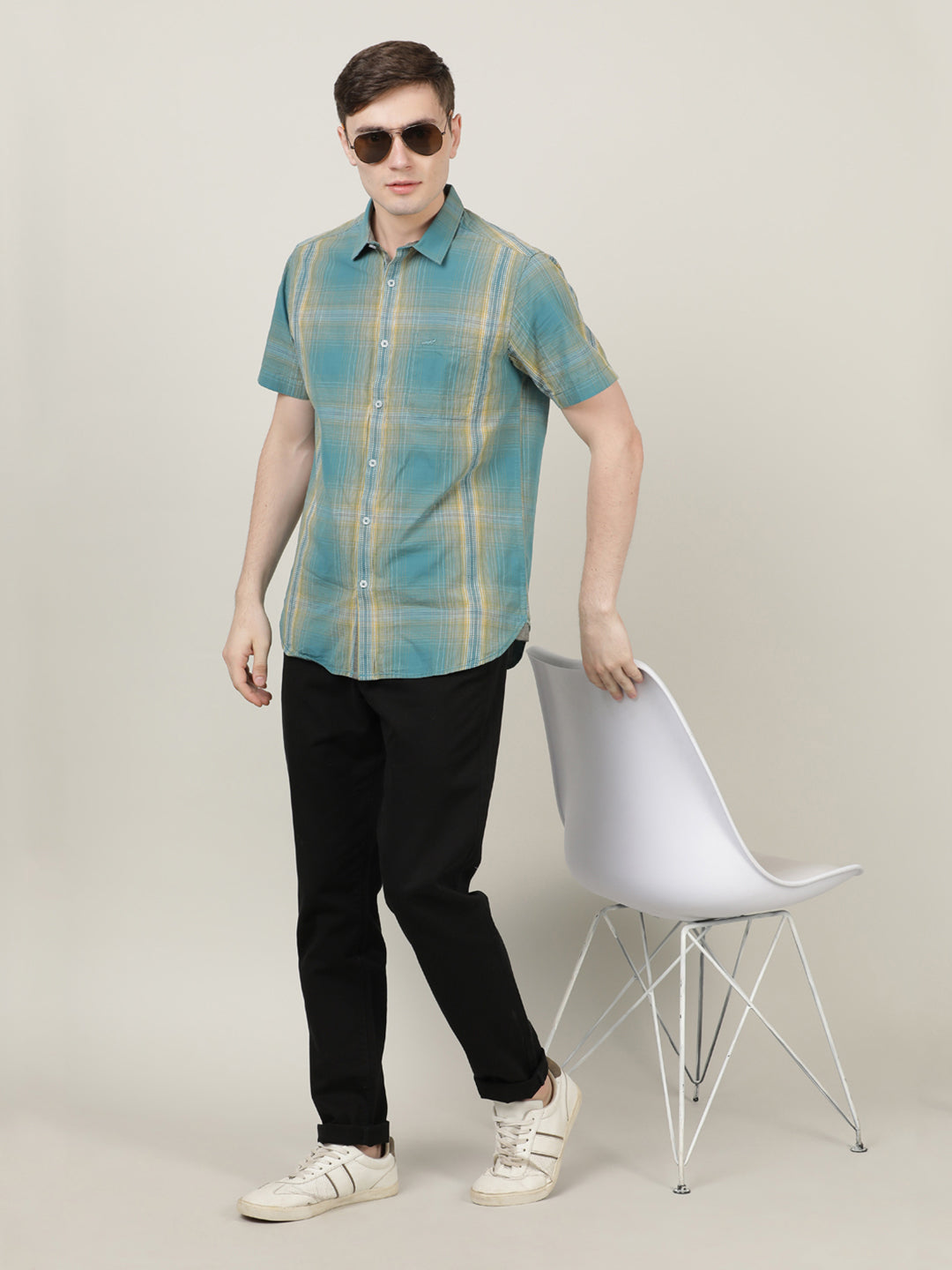 Crocodile Men Pure Cotton Shirt