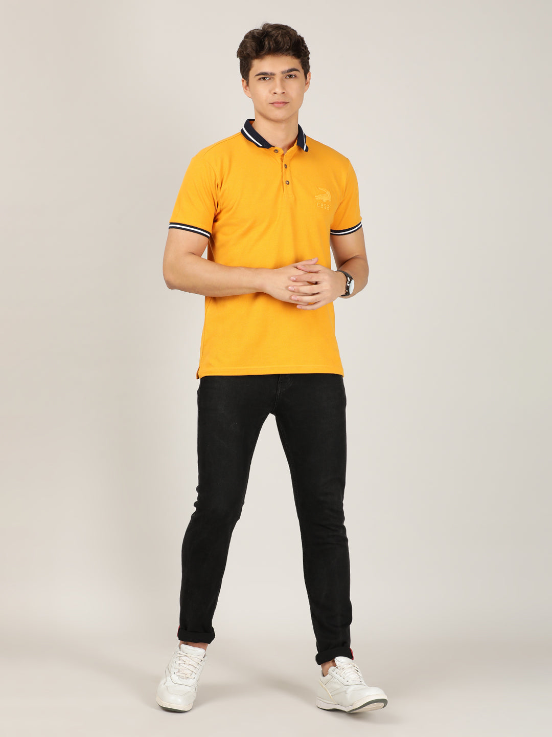 Crocodile Solid Polo T-Shirt