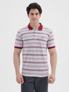 Red Stripe Striped Knit T-Shirt