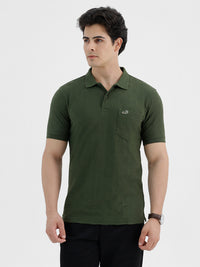 Fresh Green Structure Knit T-Shirt