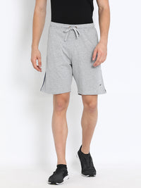 Grey Melange Relax Fit Track Shorts