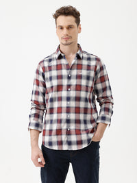 Pure Cotton Marine Check Shirt