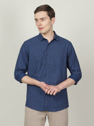 Crocodile Navy Full Sleeve Shirt