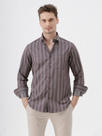 Finer Textured Stripe Shirt