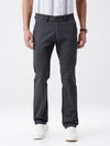 Men's Slim Fit Premium Textured Stretch Green Chinos For All-Day Comfort
