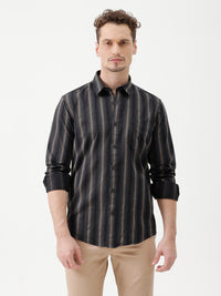 Pure Cotton Ombre Stripe Shirt